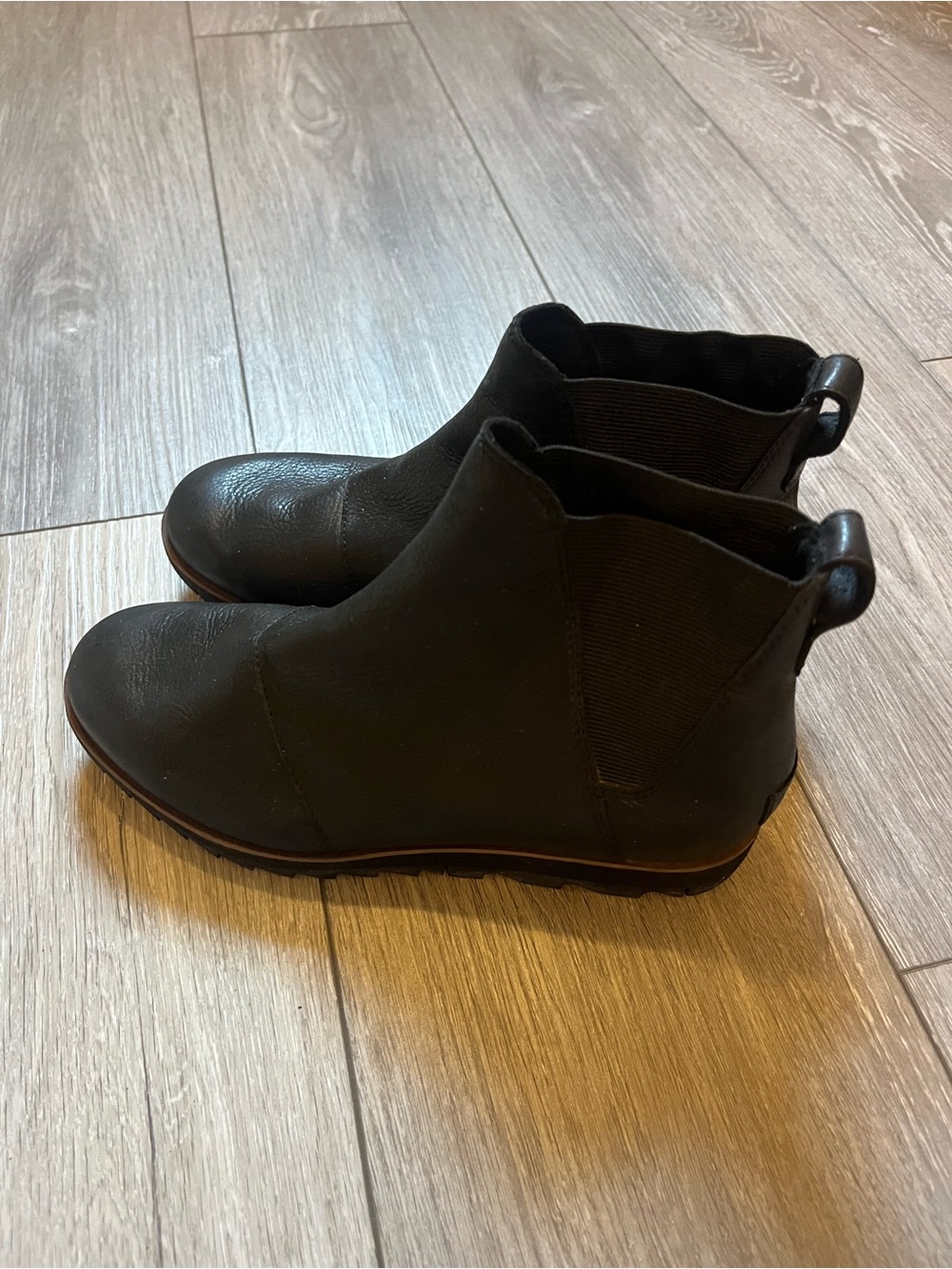 Sorel Women's Harlow Chelsea boots Black Size 6.5 - Picture 3 of 9